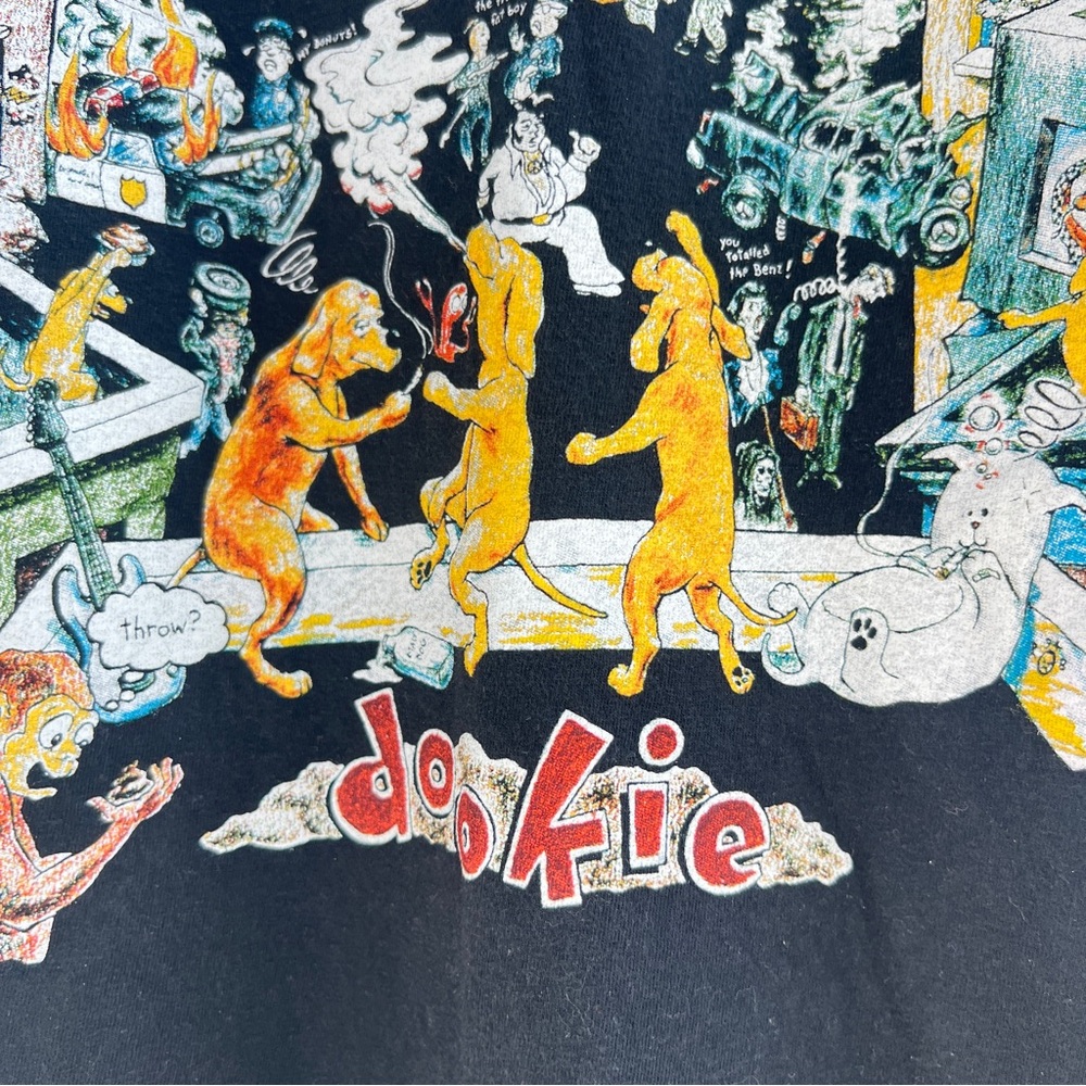 Green Day Off The Shoulder Punk Tee - Picture 3 of 4